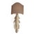 French Country Penryn Wall Sconce in Beige For Sale - Image 3 of 3