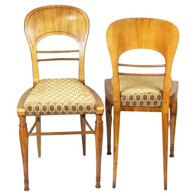 Brown Set of Empire Side Chairs, 1830s For Sale - Image 8 of 13