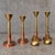 2000 - 2009 Large Postmodern Candleholders in Copper and Brass, 1970s, Set of 4 For Sale - Image 5 of 11