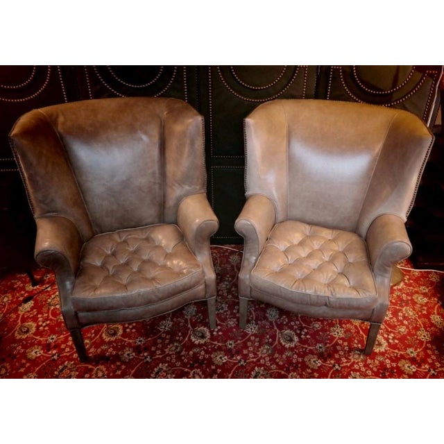 Vintage Leather Chairs from Ralph Lauren, 2010s, Set of 2 For Sale - Image 13 of 15