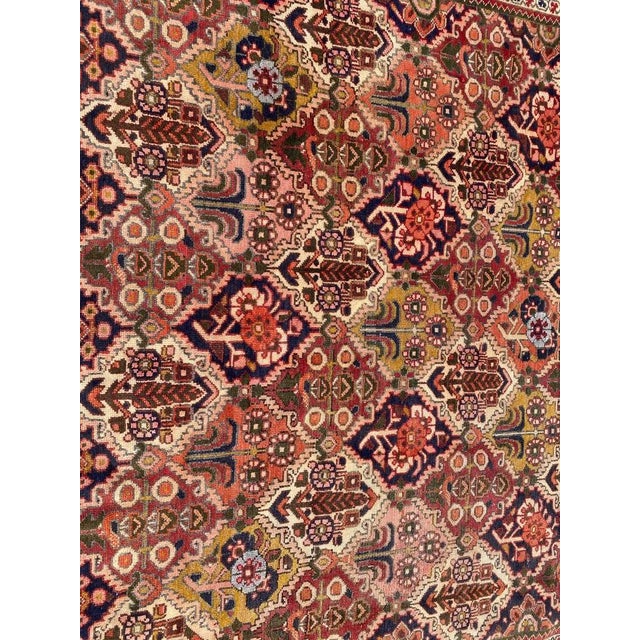 Rustic Vintage Bakhtiari Rug, 1950s For Sale - Image 3 of 18