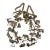 Vintage Dresden Style Brass All Holiday Animal Wreath For Sale
