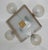 Mid-Century Ceiling Light in Brass, Wood and Frosted Glass, 1950s, in Very Good conditions. Designed 1950 to 1959 Up to...