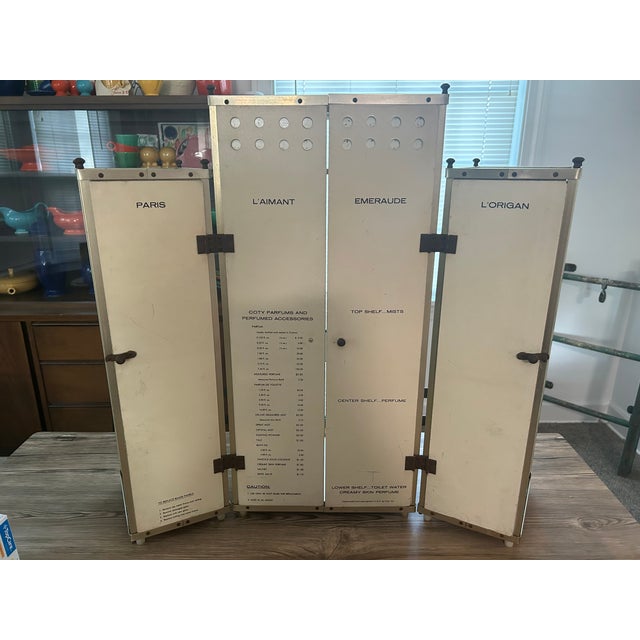 1950s Vintage Coty Perfume Store Display For Sale - Image 9 of 16