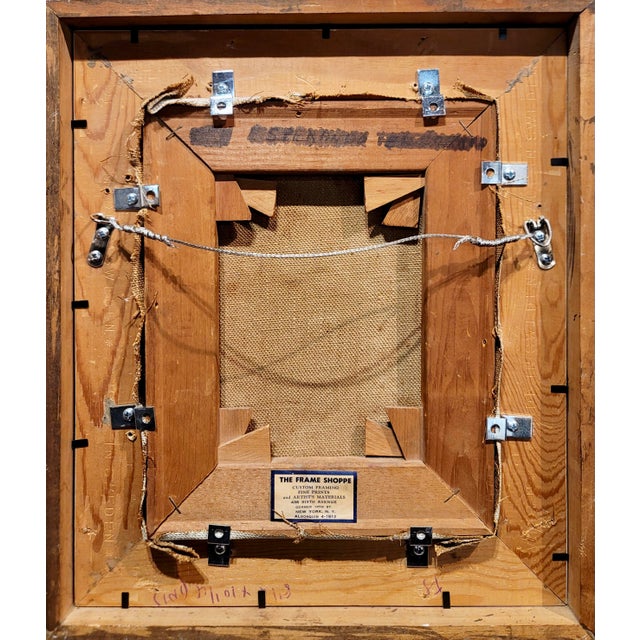 Black Mabel Alvarez - Mother ,Son & Her Black Mammy- 1930s Oil Painting For Sale - Image 8 of 8