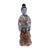 Oriental Vintage Ceramic Standing Lady Holding Dish Figure For Sale