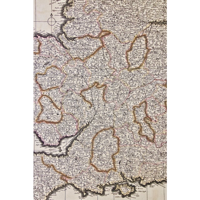 England and the British Isles: A Large 17th Century Hand-Colored Map by De Wit, 1680 For Sale - Image 9 of 11