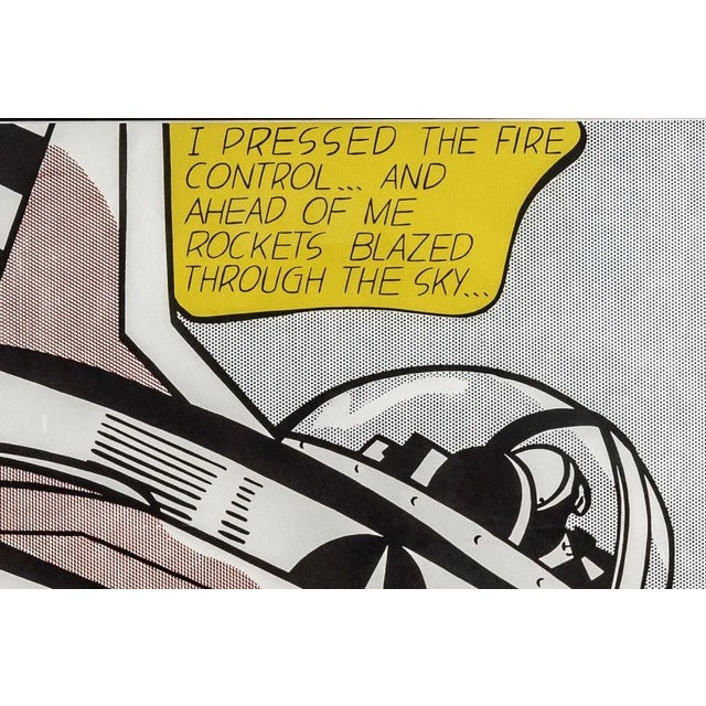 Just in this framed Airplane Print , called " Wham!" , by Roy Lichtenstein. Recently framed. Very good vintage condition,...