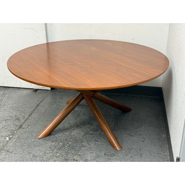 2020s West Elm Jax Round Dining Table For Sale - Image 5 of 12
