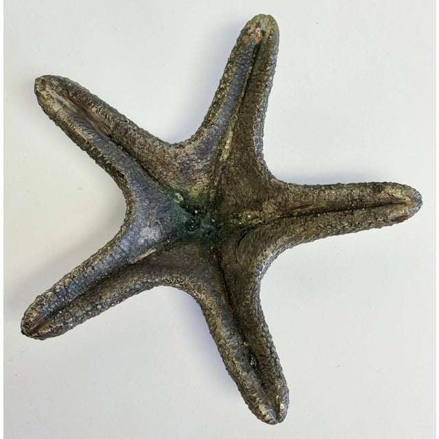Brass Vintage Solid Brass Starfish Paper Weight For Sale - Image 8 of 8