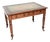 Antique Victorian Writing Table with Leather Top, 1860 For Sale