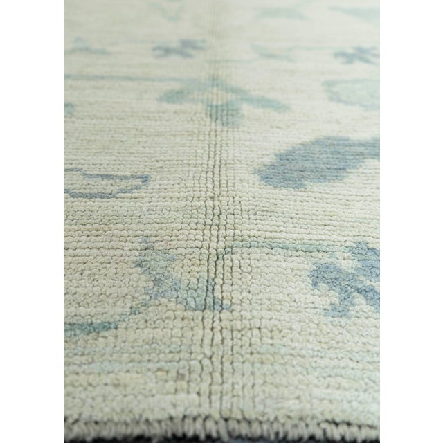 Contemporary Turkish Oushak Rug 9' x 12'9" For Sale - Image 3 of 4
