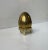 A bronze egg displayed on a brass stand. Designed and made by Illums Bolighus in Copenhagen, Denmark circa 1960. The egg...