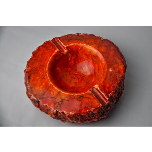 1970s Red Alabaster Ashtray by Romano Bianchi, Italy, 1970s For Sale - Image 5 of 9
