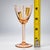 Mid-Century Modern Vintage Rose-Gold Glass Decanter & 6 Cordial Glasses — Geometric Gold Modernist Barware Set 7 pcs For Sale - Image 3 of 6