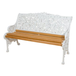 Victorian Aluminium Garden Bench, United Kingdom, 1950s For Sale