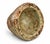 18th Century 18th Century Granite Stone Bowl Olive Green Mortar Planter 5 Lb For Sale - Image 5 of 11