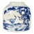 Chinese Blue & White Porcelain Water Pot With Pine & Crane Motif For Sale