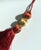 Satin Beaded Key Tassel in Red & Gold For Sale - Image 10 of 15