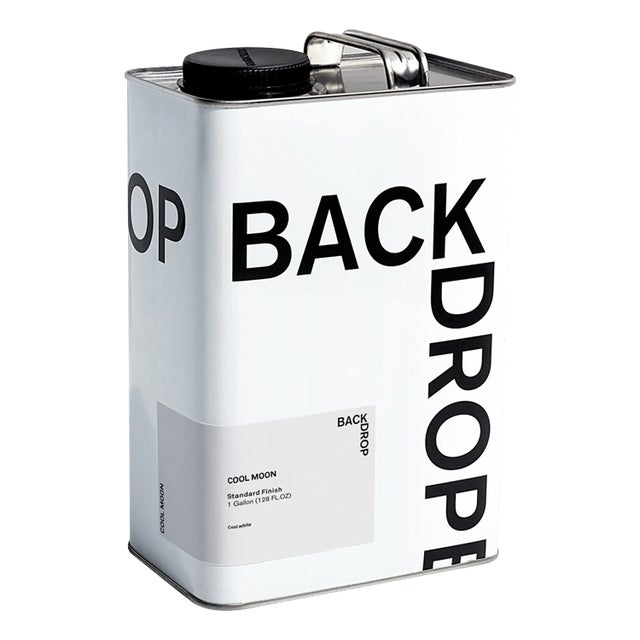 BACKDROP Standard Finish Interior Paint in Cool Moon (Cool, Bright White) - 1 Gallon For Sale In Los Angeles - Image 6 of 6
