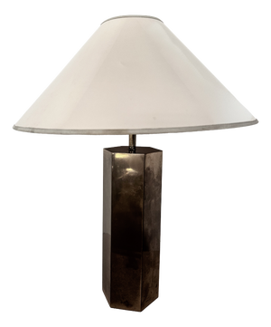 Vintage Brass Table Lamp by Ingo Maurer, 1970s