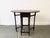Edwardian Extending Oak Drop Leaf Barley Twist Side Table For Sale - Image 5 of 6