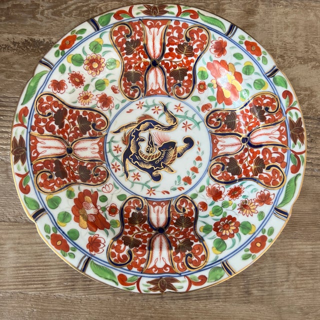 Antique 1800s English Regency John Rose Coalport "Dragon" Imari Pattern Plate For Sale In New York - Image 6 of 6