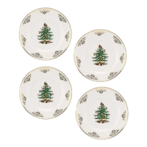 Spode Christmas Tree Gold Dinner Plate 10.5" - Set of 4