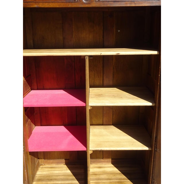 Renaissance Wardrobe in Oak, 1950s For Sale - Image 16 of 18