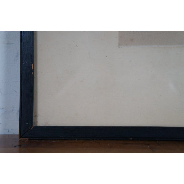 Antique Alexander Blum Hungarian Bigelow & Jordan Bridge Etching 18" For Sale - Image 10 of 11