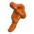 Vintage Mid Century Jaru Sculpture Orange For Sale
