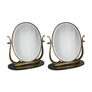 Vintage Table Mirrors, 1940s, Set of 2 For Sale