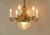 Brass Chandelier with 6 Candles, Budapest, 1930s For Sale - Image 13 of 13