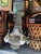 Vintage Extra Large Gold and Crystal Deer Head 18-Light Chandelier For Sale - Image 4 of 12