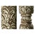 Wooden Column in Carved White Patina For Sale - Image 5 of 6