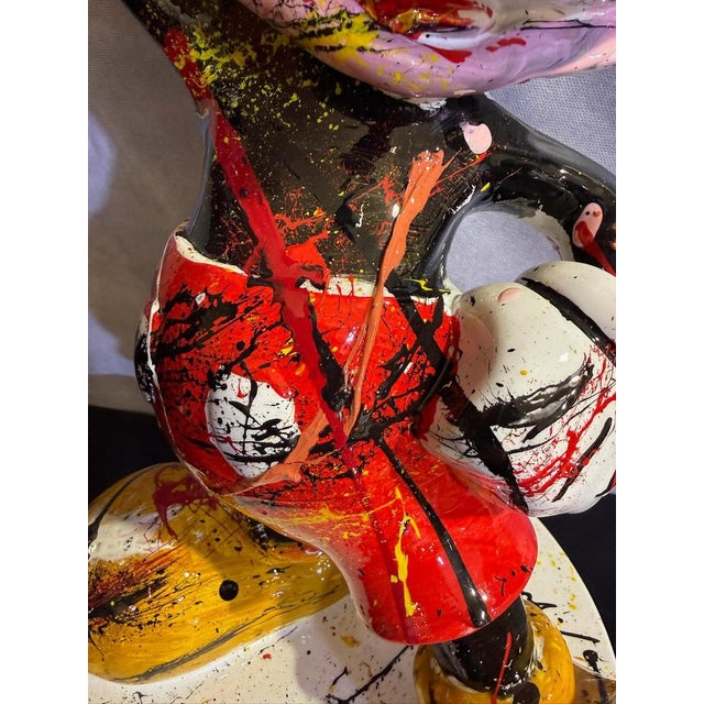 Silvio Formichetti, Mickey Mouse, 21st Century, Epoxy Resin For Sale - Image 12 of 17