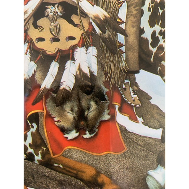Wood 1980s Bev Doolittle “Guardian Spirits” - A Pair in One Frame For Sale - Image 7 of 9