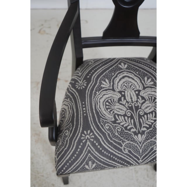 Wood Set of 6 Ethan Allen New Country Collection Dining Room Chairs For Sale - Image 7 of 18