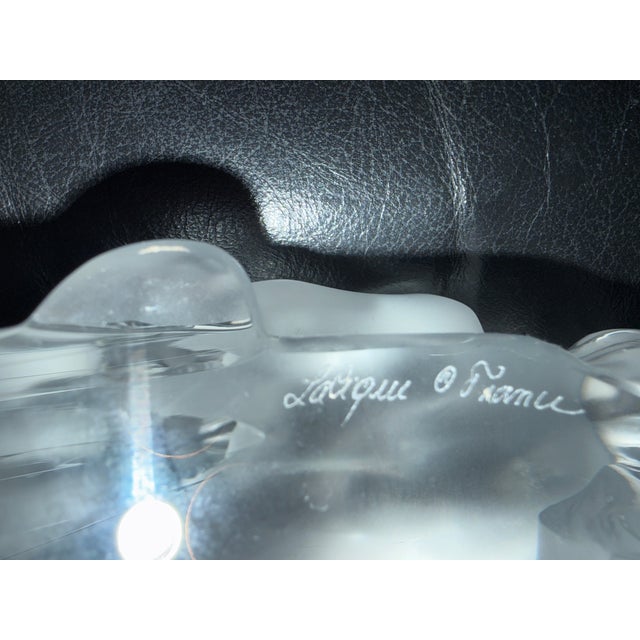 Lalique Lalique Crystal Kazak Large Rearing Horse 8.5” C. 1980s France For Sale - Image 4 of 4