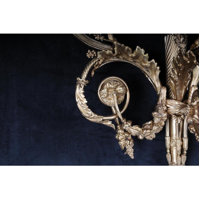 Louis XVI Monumental Bronze Walnut For Sale - Image 9 of 18