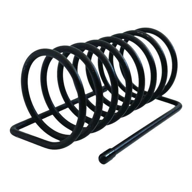 Black Metal Coil Letter Holder For Sale