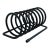 Black Metal Coil Letter Holder For Sale