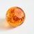 Glass Orange Art Glass Paperweight For Sale - Image 7 of 7