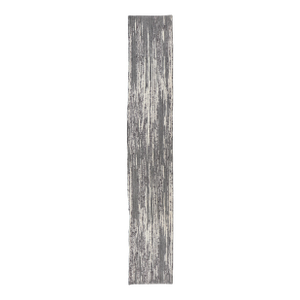 Keivan Woven Arts Modern Runner in Grey and Ivory 2'2 X 14'1