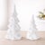 Rustic Glossy Ceramic Christmas Trees (Set of 2) For Sale - Image 3 of 5