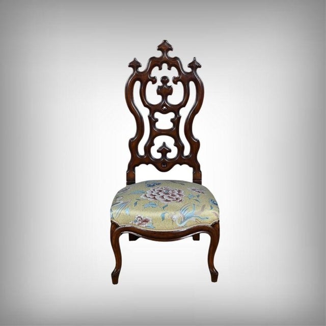 Napoleon III Wet Nurses Chair in Mahogany, in Very Good conditions. Designed before 1890