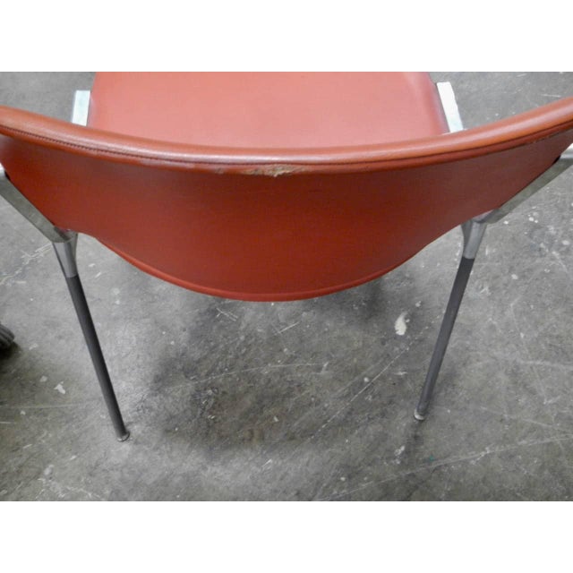 Metal Anonima Castelli Office Chairs by Giancarlo Piretti for Castelli / Anonima Castelli, 1960s, Set of 2 For Sale - Image 7 of 13