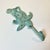1970s Vintage Nautical Coastal Cast Iron Verdigris Mermaid Wall Hook. For Sale - Image 13 of 16