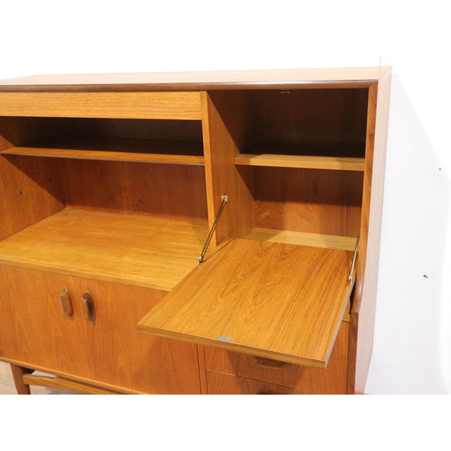 Mid Century Modern Vintage Teak Buffet Short Credenza by G Plan Danish Style For Sale - Image 9 of 15