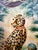 Paintings Leopard & Cheetah - Extra Large Trompe l'Oeil Pair For Sale - Image 10 of 18